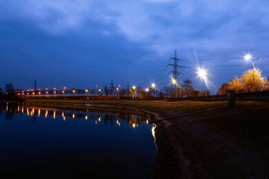 Lighting of embankment